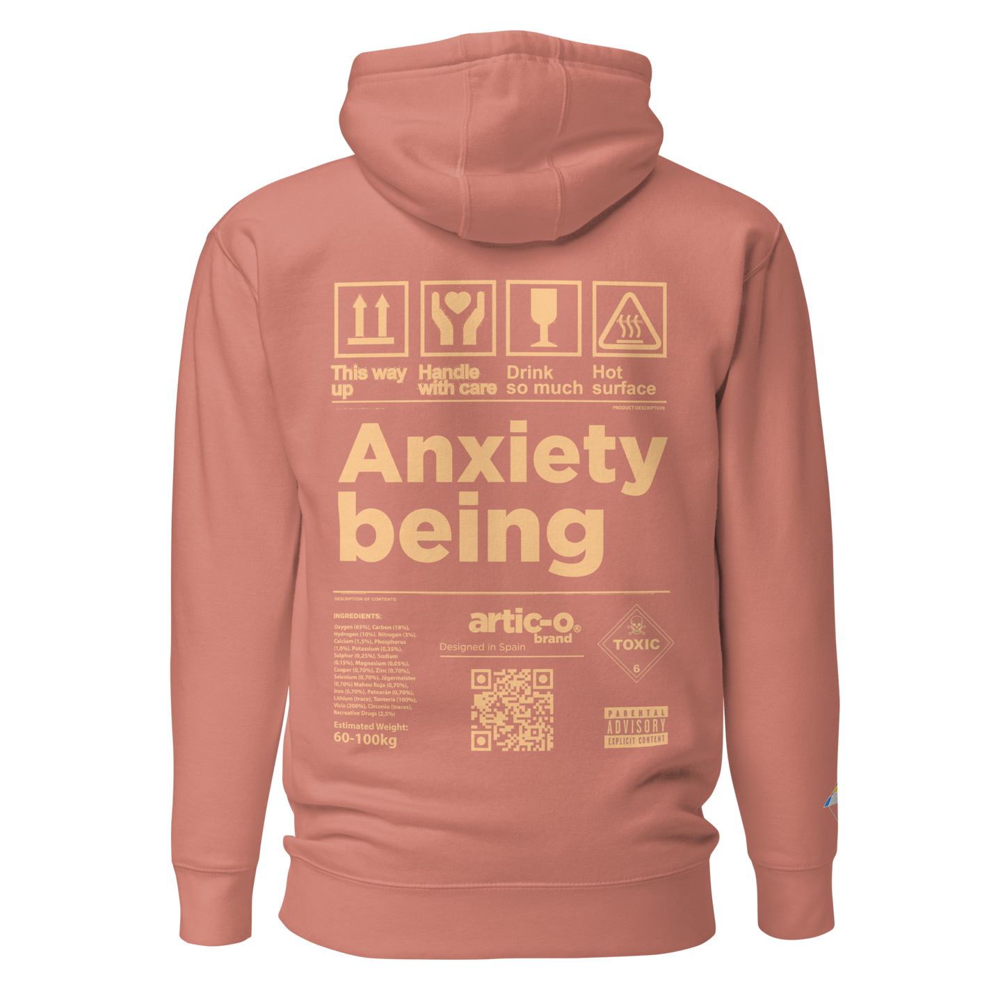 ICONIC HOODIE - ANXIETY BEING (C)