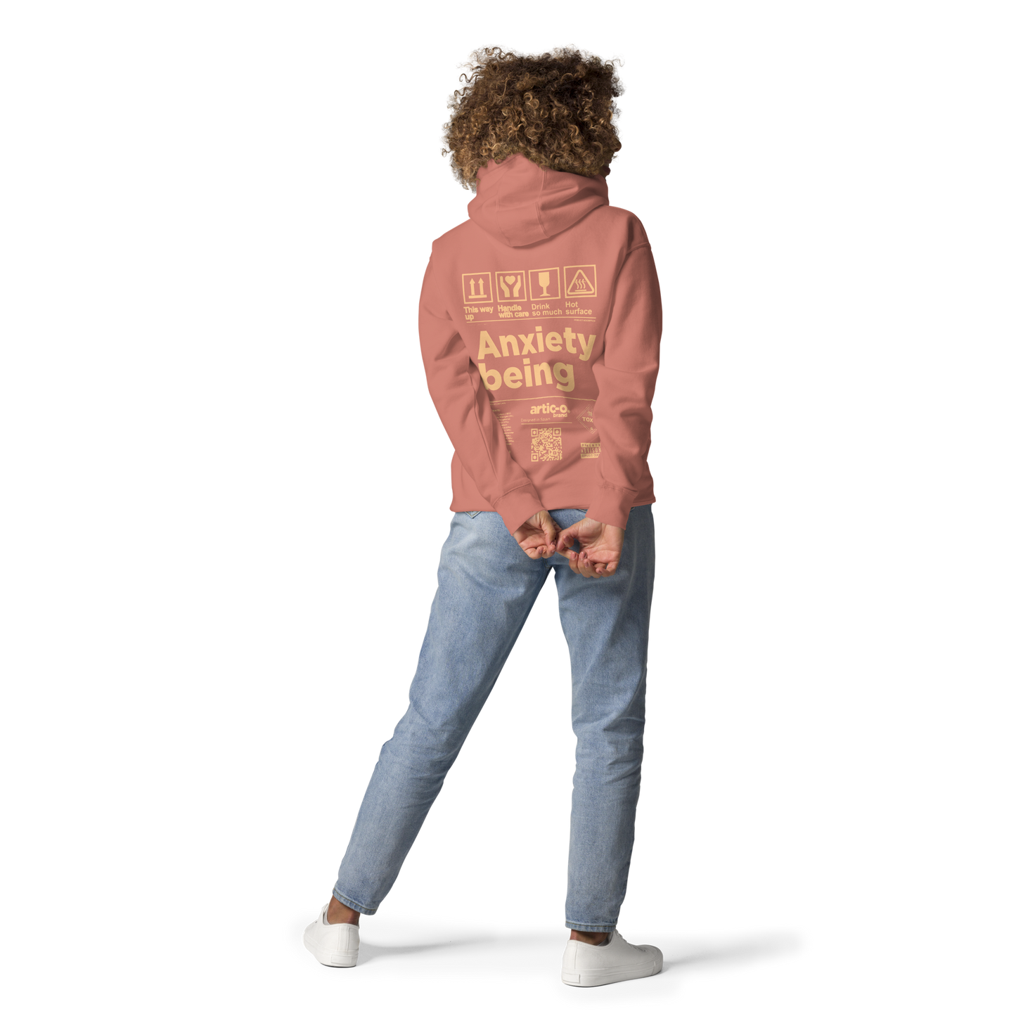 ICONIC HOODIE - ANXIETY BEING (C)