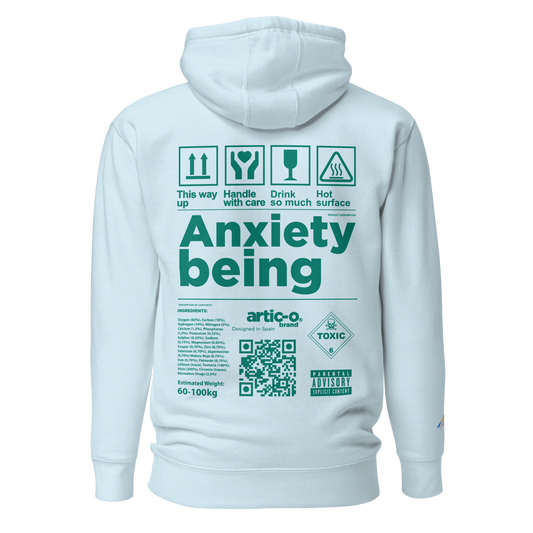 ICONIC HOODIE - ANXIETY BEING (B)